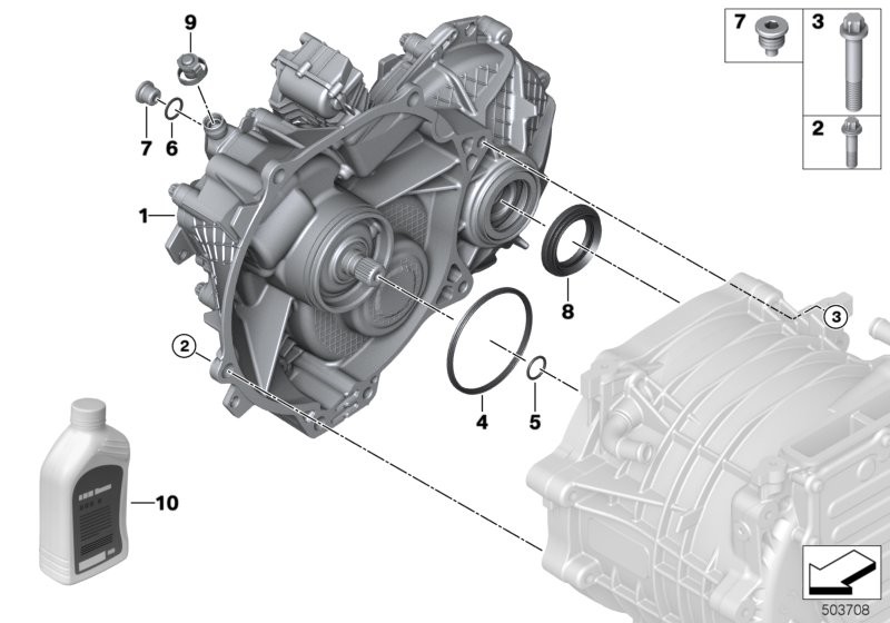 Electric gearbox / Mounting
