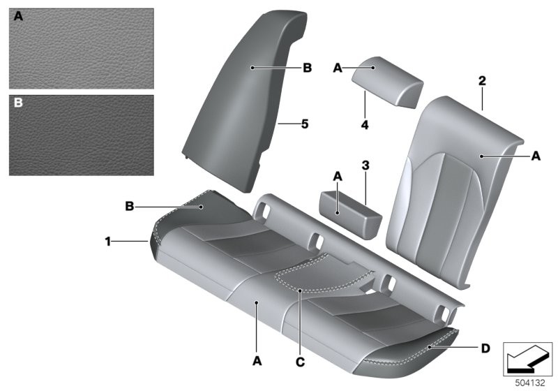 Individual option cover rear seat