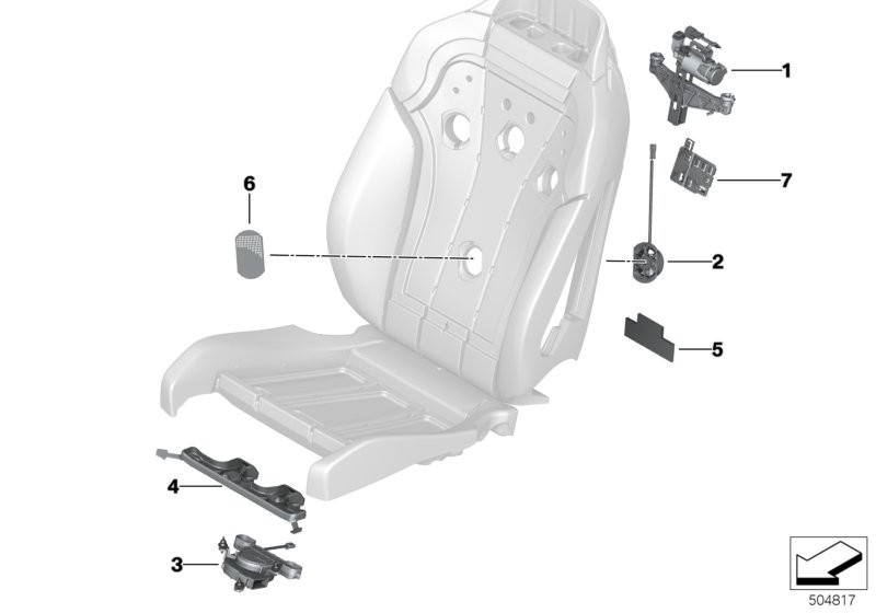 座椅 前部 电气系统和驱动装置
