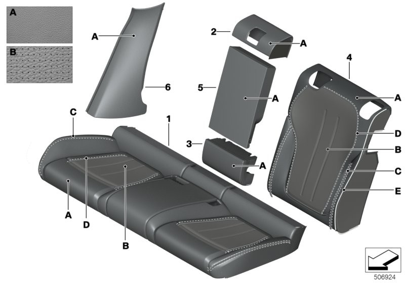 Individual cover,Klima-Leather comf.seat