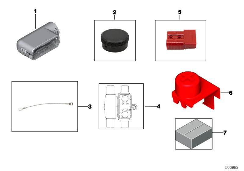 Componentes individuales, caja conector