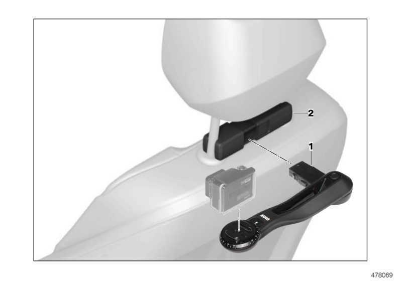 BMW BMW Action Cam supporto interno