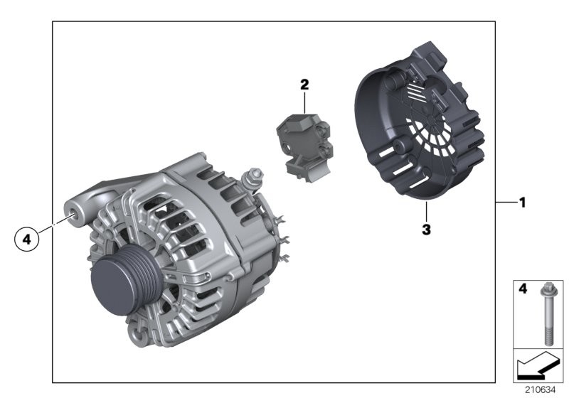 BMW Alternatore di rotazione - Ricambi Usati