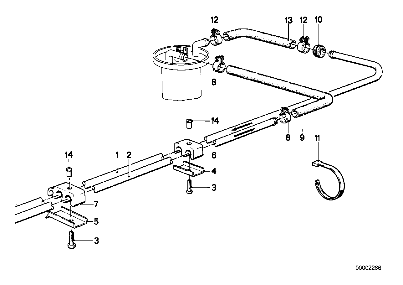 BMW Alimentazione carburante/condotti