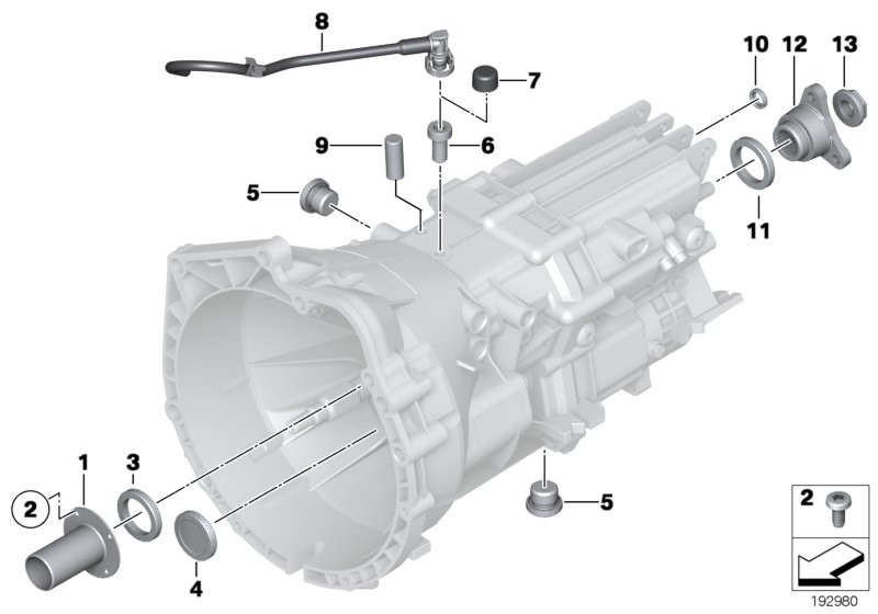 BMW Guarnizioni/parti applicate GS6-17BG/DG
