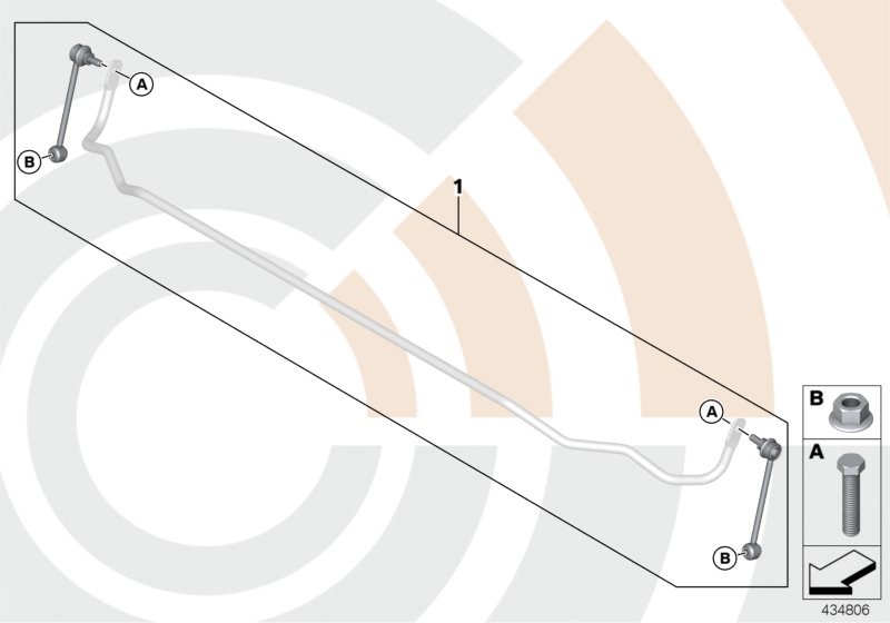 BMW Kit di riparazione supporto oscillante