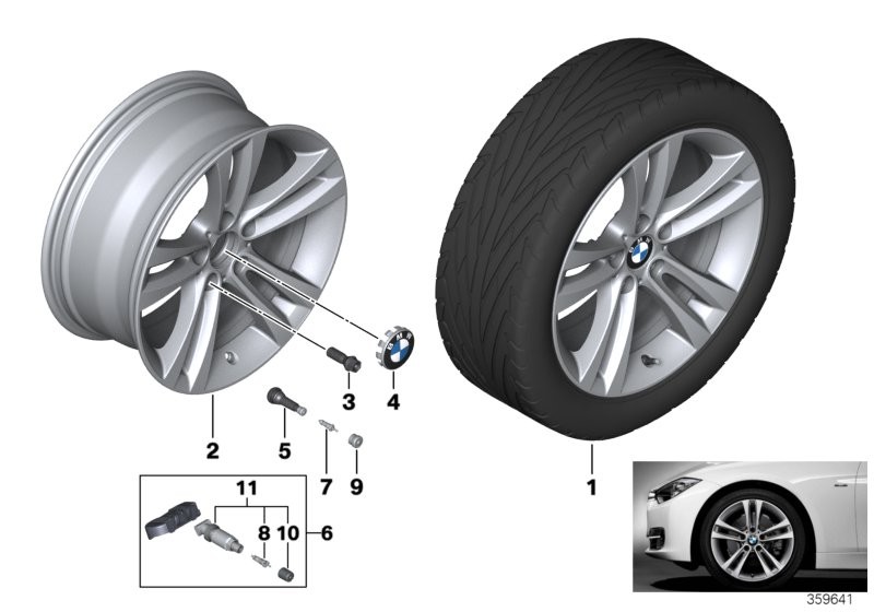 BMW BMW LM ホイール ダブル スポーク 397-18''