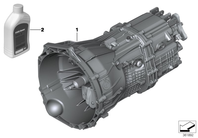 BMW 수동변속기 GS6-45DZ