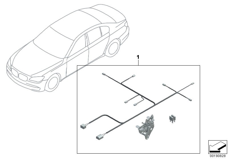 BMW Extra set, diefstalbeveiligingstallatie