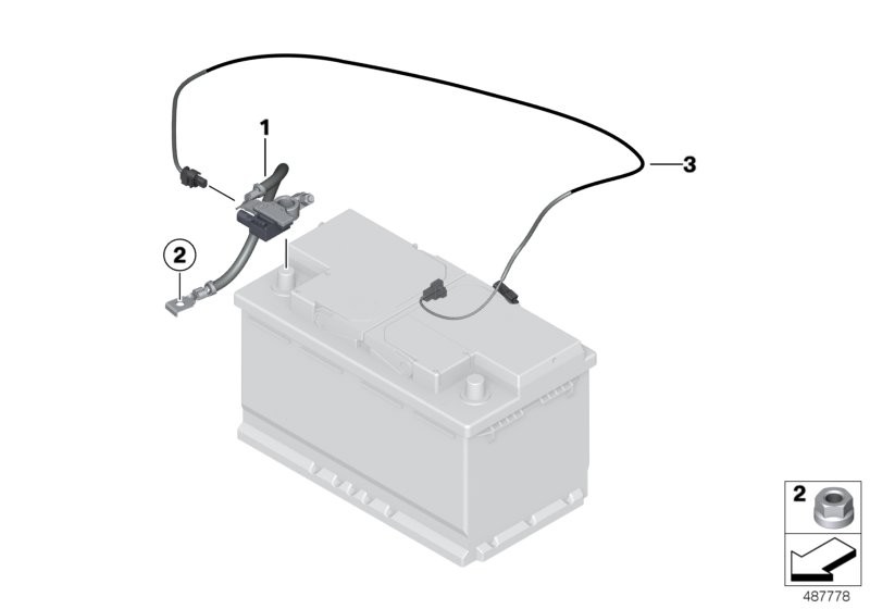BMW Accukabel min IBS