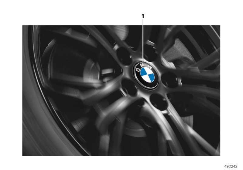 BMW Pokrywa piasty koła stała