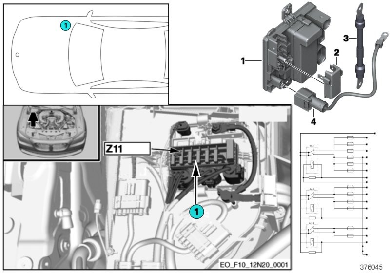 BMW Zintegrowany moduł zasilania Z11