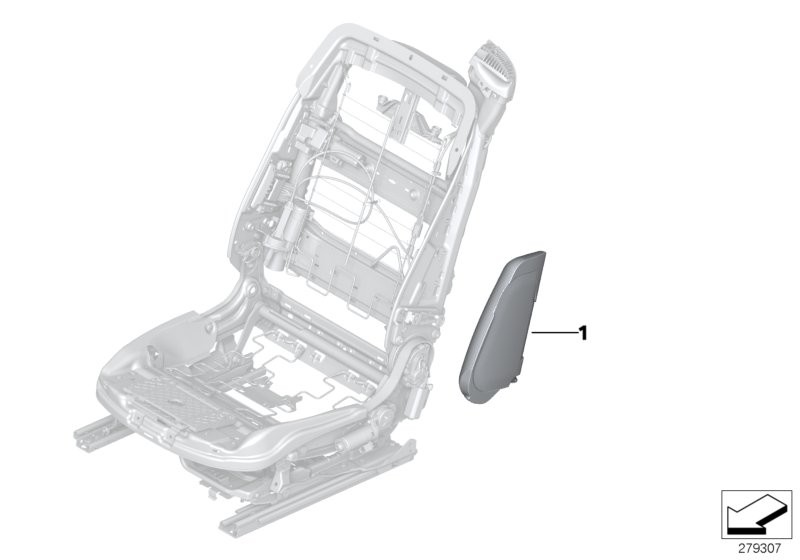 BMW Airbag individual banco dianteiro