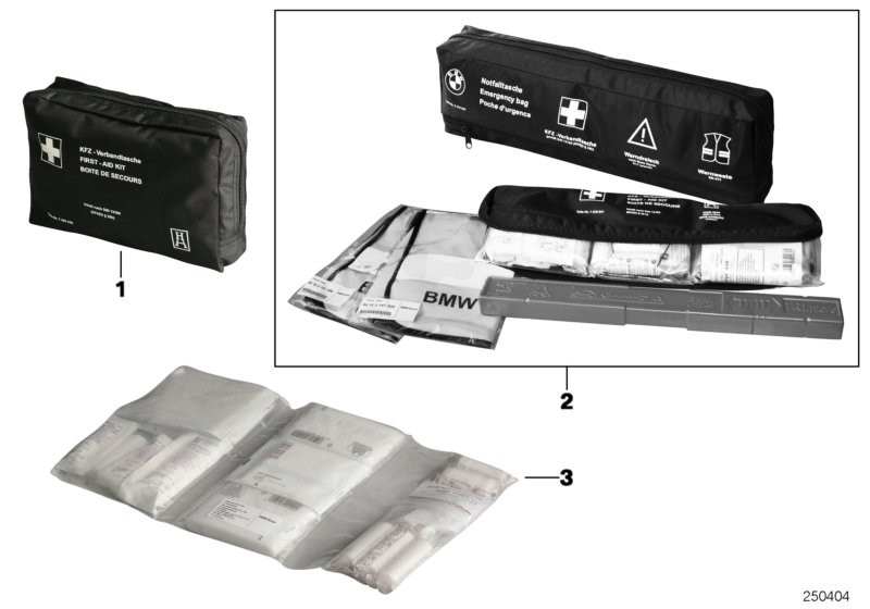BMW Första hjälpen-set Universal