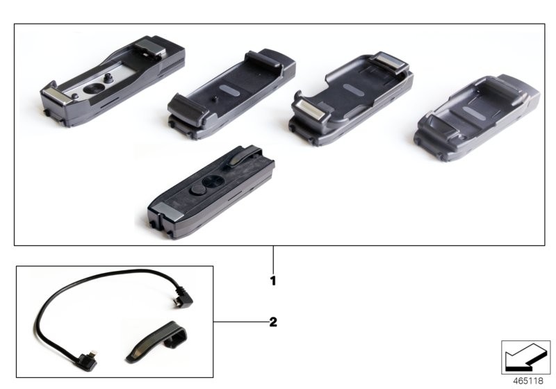 BMW อะแดปเตอร์แบบเสียบล็อค, อุปกรณ์ Apple