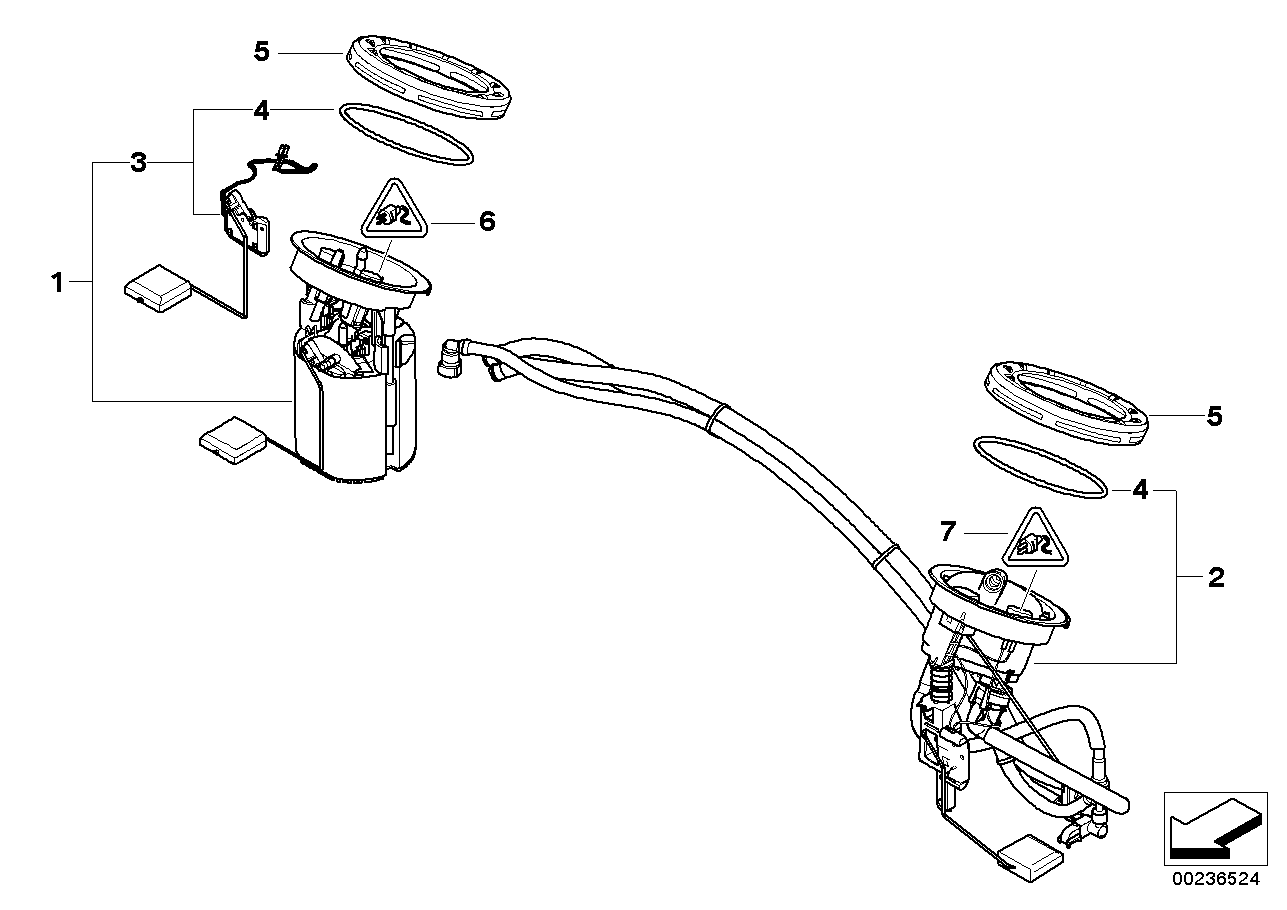 BMW Pompa carburante - Ricambi Usati