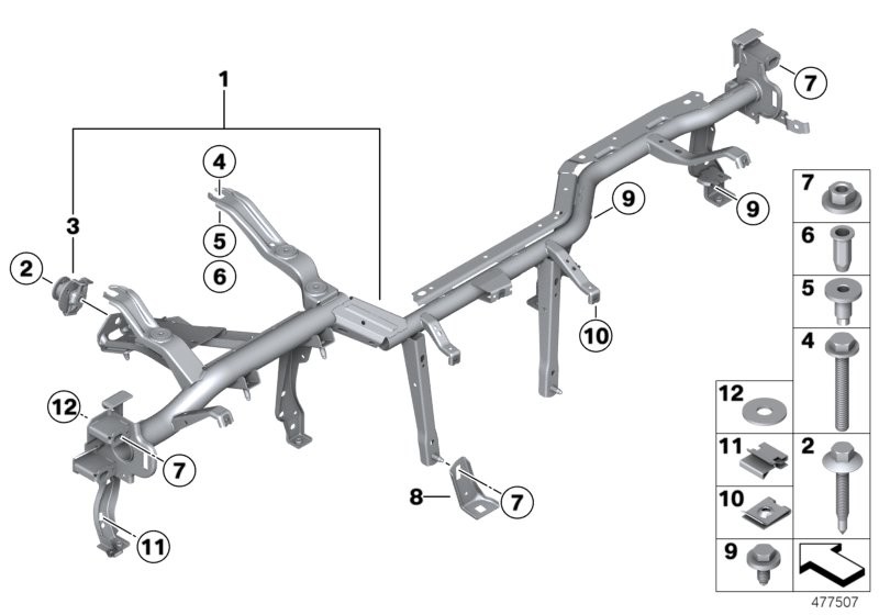 BMW 支架 仪表板