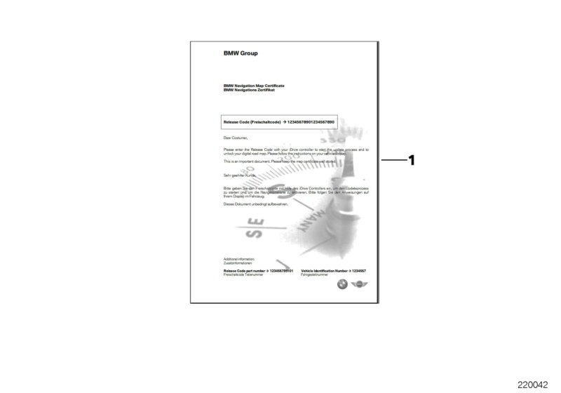 BMW Freischaltcode Rep Navi Professional