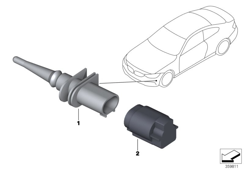 BMW 温度传感器